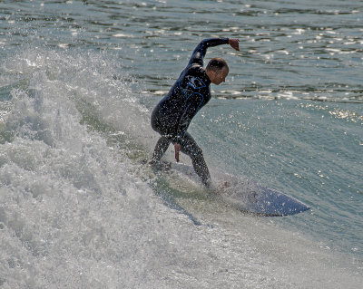 18 Jan 2014 - Surfing at Lyall Bay, Wellington