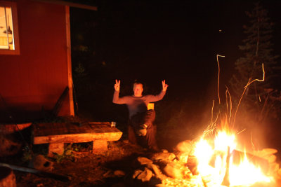 Brent at the Fire