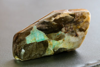 Cyrstal Peak Smoky w Amazonite