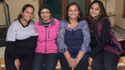 Visit from Rashmi, Reena and Varsha