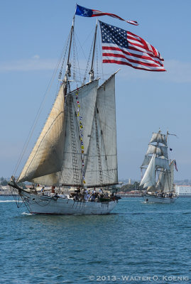 Tall Ship Parade San Diego 2012