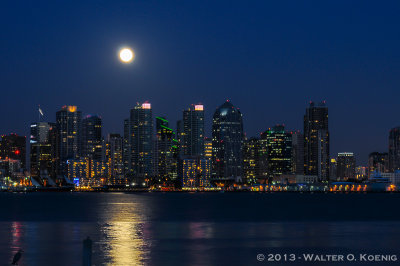 View of San Diego from Fiesta Island