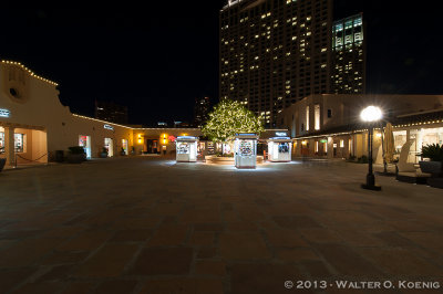 Courtyard facing East