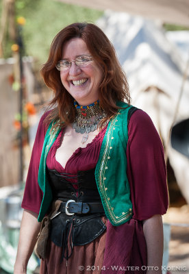 Lady with Coin Necklace