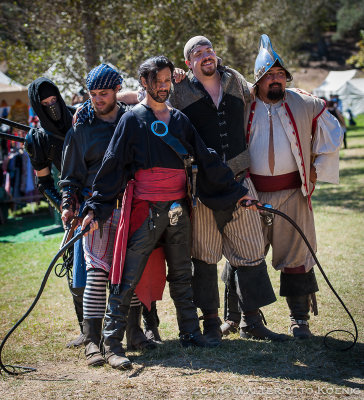 A Ninja, three Pirates and a Spanish Soldier...