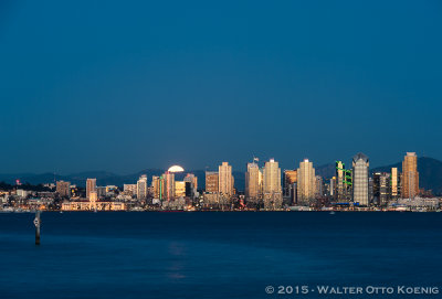 Moonrise over the City