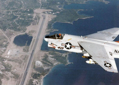 A-7E Over Pt. Salines