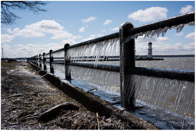 Ice railing.