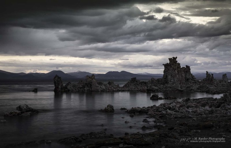 Stormy weather over Mono Lake, CA