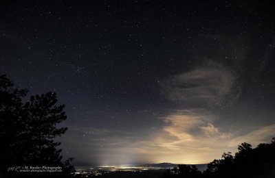 Starry Night - View of the Coastal Hills