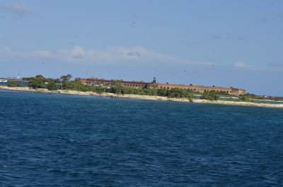 Long Key with Fort Jefferson in the Background