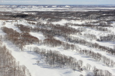 Kushiro from the air_1948