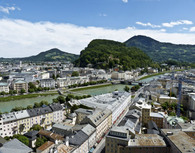 Salzburg from hilltop