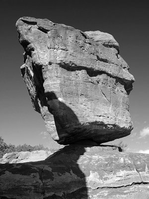 Balanced Rock B&W.jpg