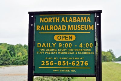 018 - Thursday mid-day Oct 1st - Northern Alabama RR Museum 