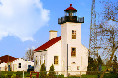 Sand Point Lighthouse Lake Michigan  (Escanaba).