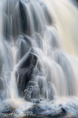 Chute du Diable - dtail, parc national du Mont-Tremblant