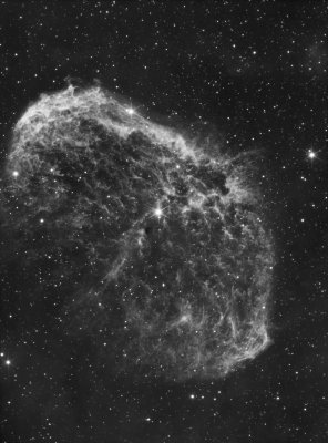 Ngc 6888, the Crescent Nebula, Halpha, full