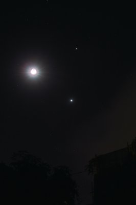 Conjonction Lune-Vénus-Jupiter du 20 juin 2015, 18h50mn