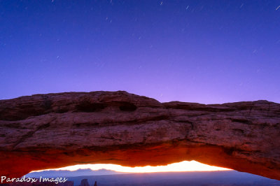 Mesa Arch Star Trail