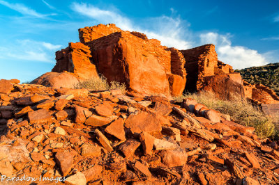 Wupatki National Monument At Sunset