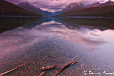 Last Light - Bowman Lake