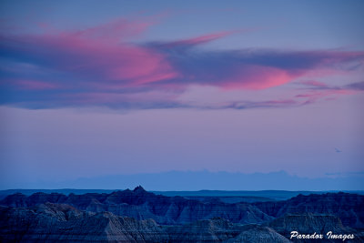 Sunset at Badlands National Park