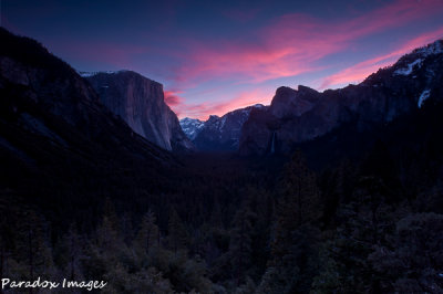 Tunnel View Sunrise Color