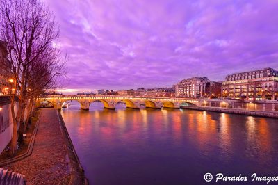 River Seine Blue Hour
