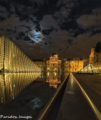 La Louvre At Night