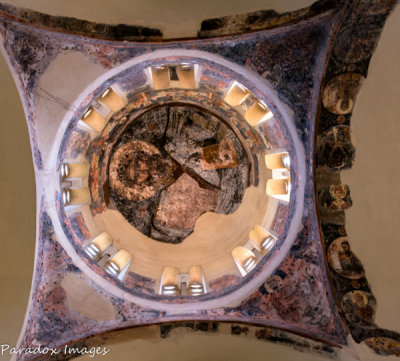 Ceiling Art in church of the holy apostles,