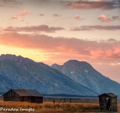 Mormon Row Sunset