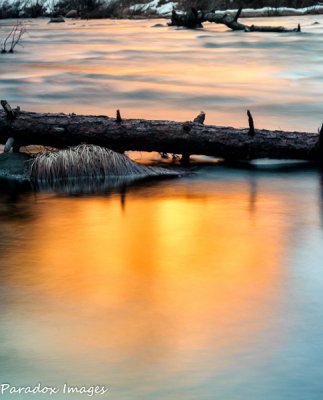 Sunset on the water