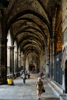Cathedral exterior passageway