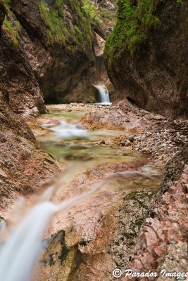 Almbachklamm Waterfall