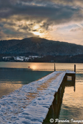 Cold Tergensee Sunset
