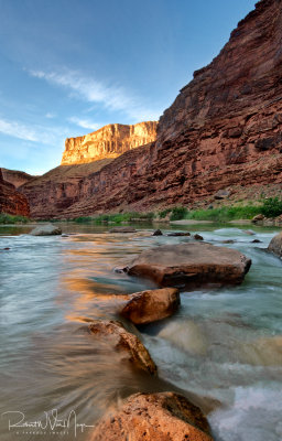 North Canyon Rapid at Sunset - River Mile 20.7