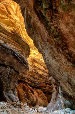 Inside the bowels of the earth in Blacktail Canyon -  - River Mile 120.6