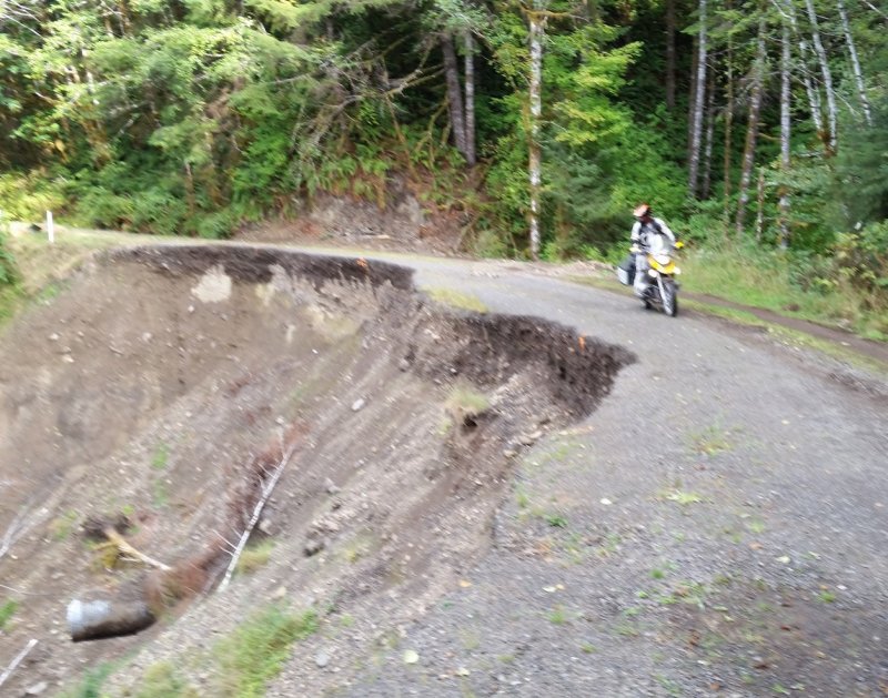 Olympic Peninsula Adventure Ride- North Side, Sol Duc Area, Washout w/Safe Passage, Day 2
