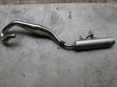 KTM Freeride 250 Pipe and Silencer- Straight Thru No Spark Arrestor (Loud)