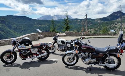 Vintage Motorcycle Enthusiasts (VME) Ride- Mt St Helens Riding '79 Honda CB750K
