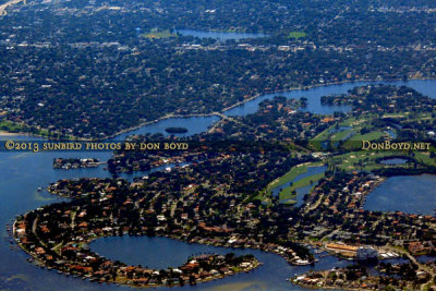 2013 - Snell Isle, Snell Isle Marina and the entrance channel to Smacks Bayou aerial stock photo #1930