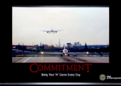 2009 - our photo used on FAA Air Traffic Control motivational poster nationwide