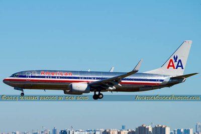 2014 - American Airlines B737-823(WL) N868NN aviation aircraft stock photo #3219
