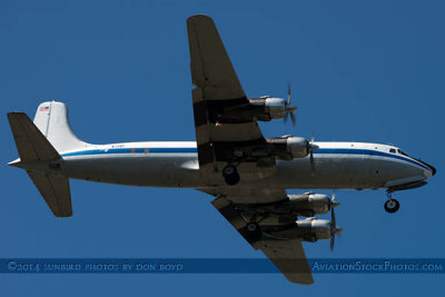 2014 - Florida Air Transport C-118B DC-6A N70BF cargo aircraft aviation stock photo #4373