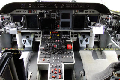 The cockpit of Coast Guard HC-144A #CG-2305