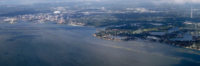 2014 - aerial photo of eastern St Petersburg from Whitted Airport to Shore Acres stock photo #5914C