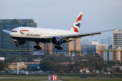2015 - British Airways Boeing 777-236/ER G-VIIT airline aviation stock photo #9399