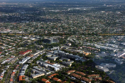 2011 - photo of Hollywood as viewed from the Air Ventures Zeppelin NT N704LZ landscape stock photo #7673