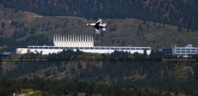 2016 - Thunderbirds practice show at the Air Force Academy and Peterson AFB (37 photos)